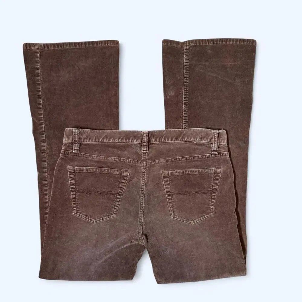 Express brown corduroy